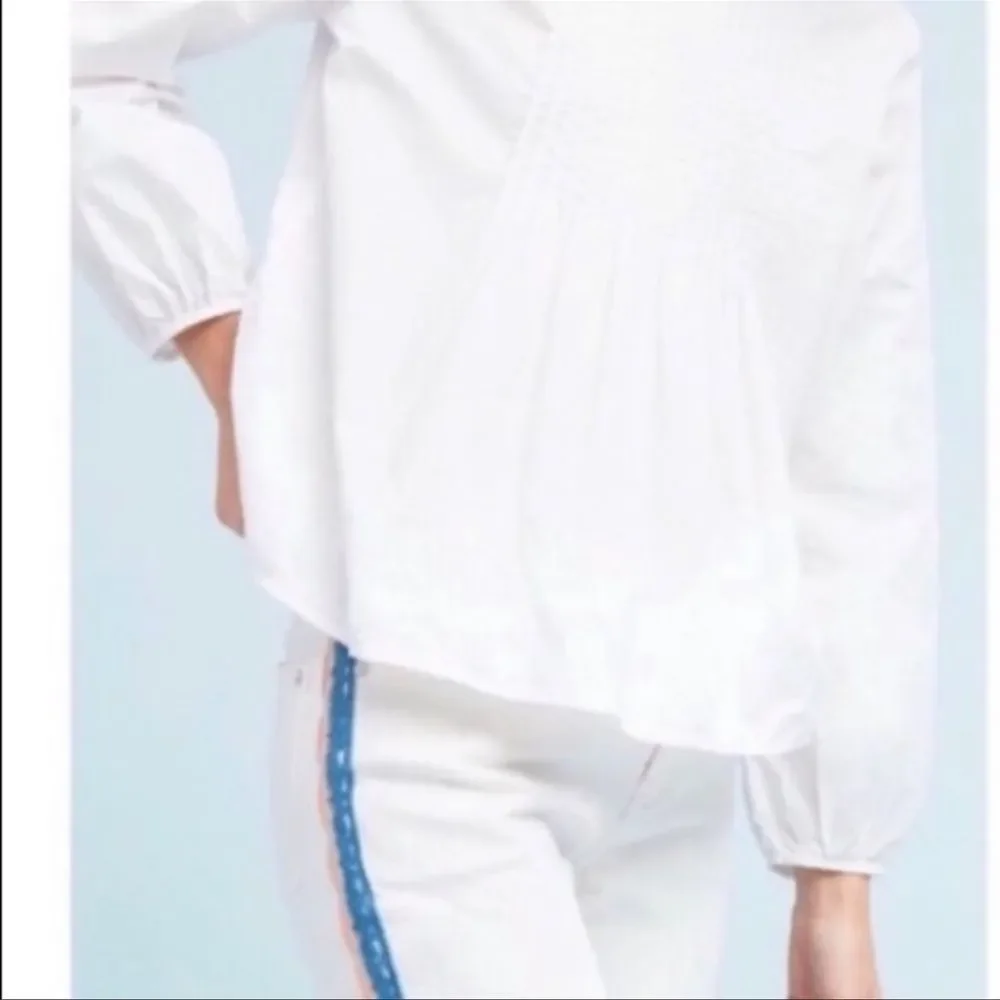 Anthropologie Skinny White Jeans NWT